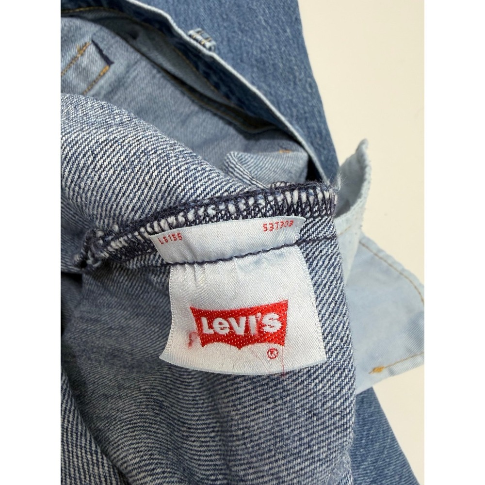 Levi's Jeans Men's 38 Blue 501 Premium Dark Wash Button Fly Straight Denim 38x34 - Picture 7 of 10